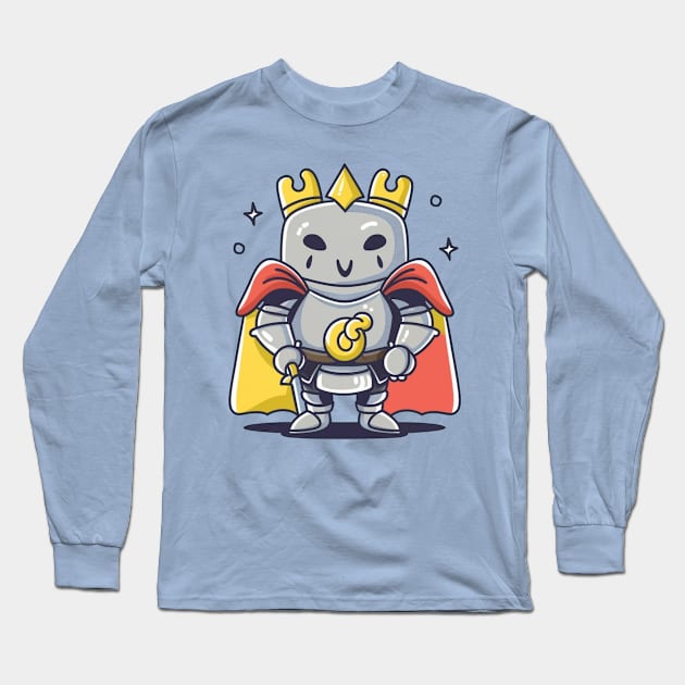 Knight Long Sleeve T-Shirt by Ridzdesign